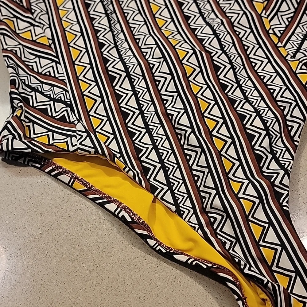 Dolce Vita Tribal Trance Crossback One-piece Swimsuit